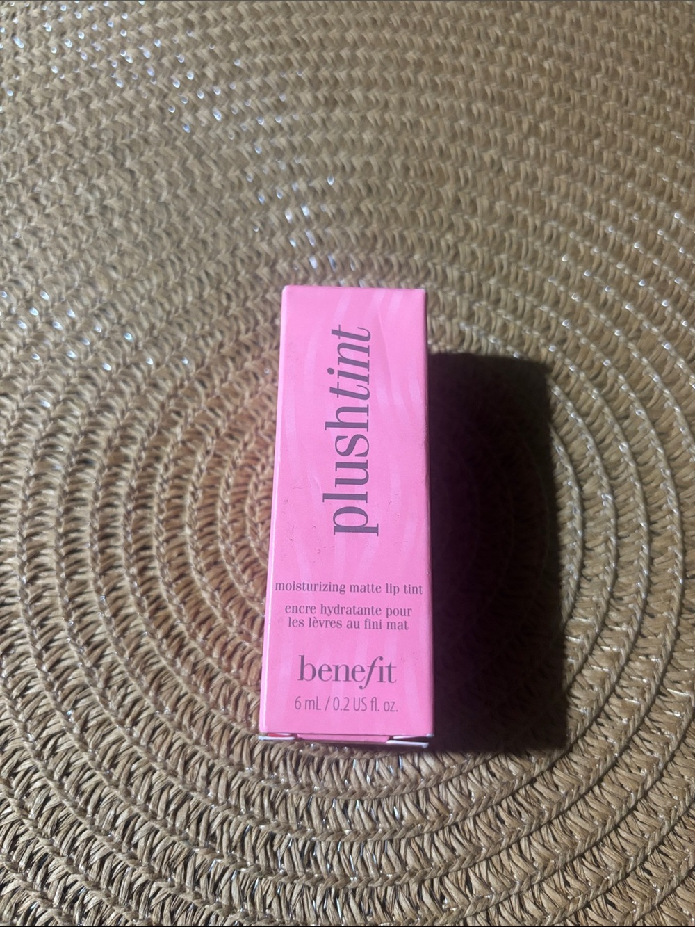 Benefit PlushTint Moisturizing Matte Lip Tint — 02 Cream Puff NEVR USED
